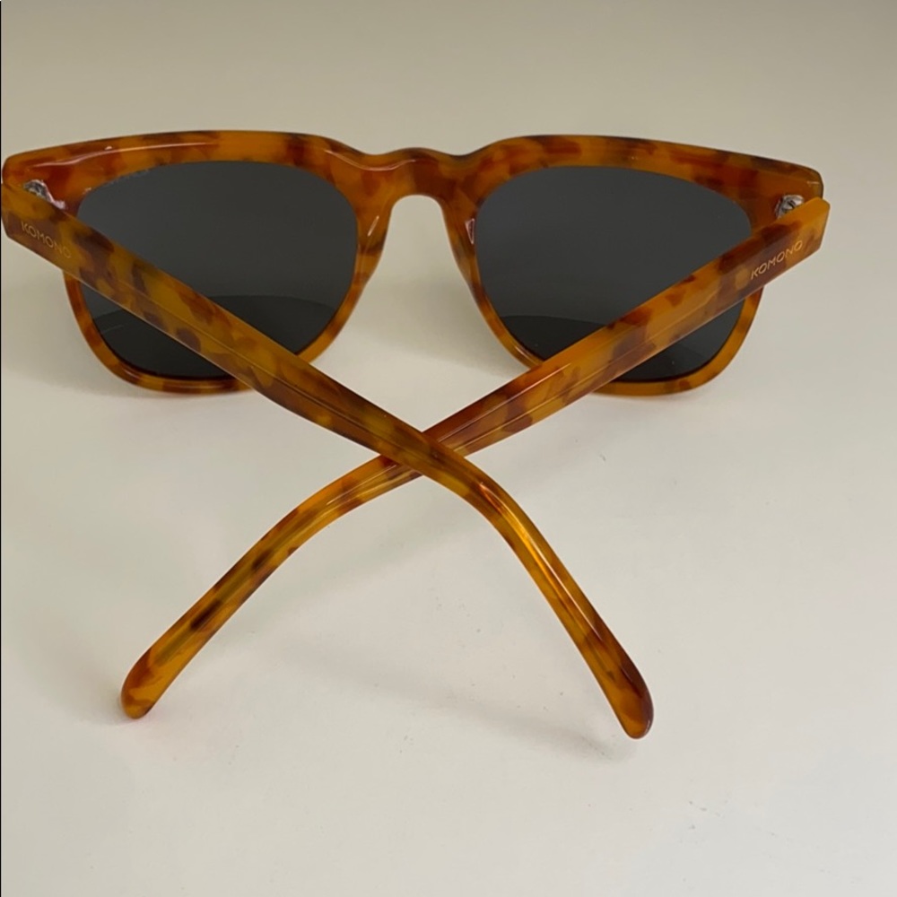 Komono sunglasses NEW brown orange tortoise Riviera Caramel Demi - Picture 8 of 16